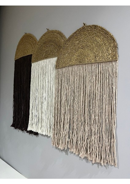 Duvar Dekorasyon Makrome Duvar Süsü Salon Antre Balkon Duvar Dekorasyonu modelleri