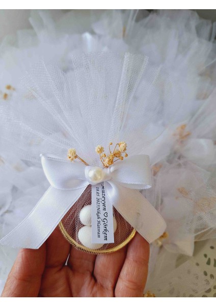 Incili Halka Nişan,nikah Hediyeliği 5 cm ,20 Adet fiyatları