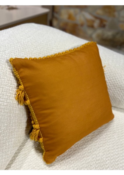 1 Adet El Örmesi Kırlent Handmade 43 x 43 cm Fermuarlı Akrilik