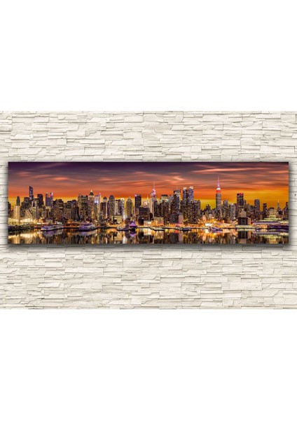 Panoramik Newyork City Kanvas Tablo modelleri