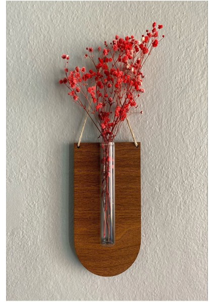 Ahşap Dekoratif 3'lü Duvar Çiçekliği (Çiçek Hediyeli) modelleri