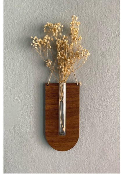 Ahşap Dekoratif 3'lü Duvar Çiçekliği (Çiçek Hediyeli) fırsatları