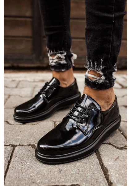 Rst Pelle Verniciata Classica Erkek Ayakkabı Sıyah fırsatları