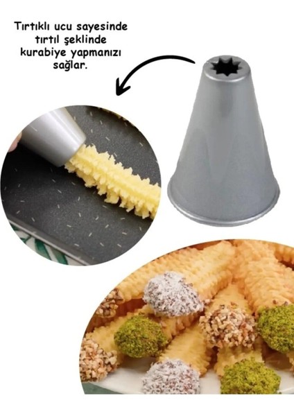 Tırtıl Tasarımlı Pratik Kurabiye Kalıbı