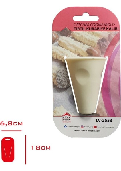 Tırtıl Tasarımlı Pratik Kurabiye Kalıbı modelleri