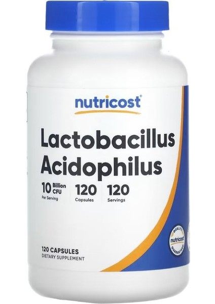 Lactobacillus Acidophilus 10 Billion Cfu 120 Capsules