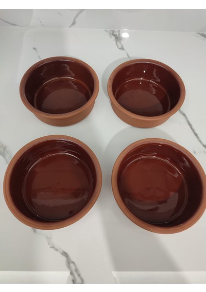 Double Boy Çömlek Kase- Fırın Sütlaç Kasesi- Suffle Kasesi- Toprak Kase