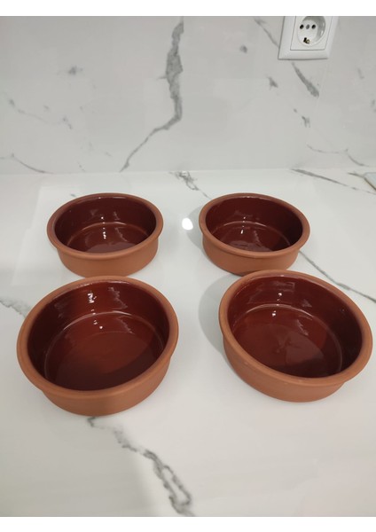 Double Boy Çömlek Kase- Fırın Sütlaç Kasesi- Suffle Kasesi- Toprak Kase