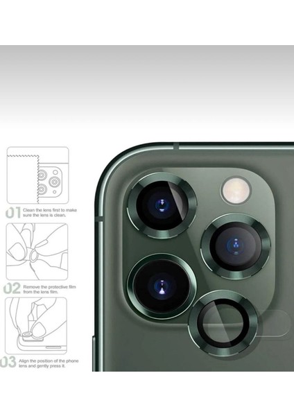 IPHONE 12 Pro Max Tempered Glass Kamera Lens Koruyucu