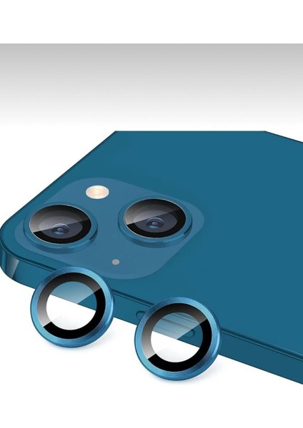 IPHONE 13 / 13 Mini Uyumlu Tempered Glass Kamera Lens Koruyucu