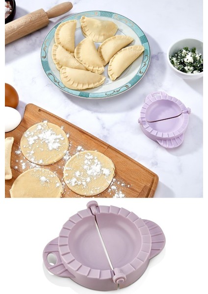 Pratik Plastik Ravioli Poğaça Ve Çiğ Börek Kalıbı 1 Adet