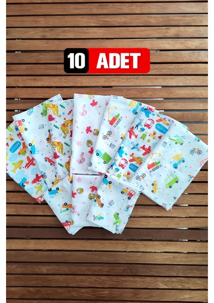 Leke Tutmayan, Yıkanabilir 30X50 cm 10 Adet Beslenme Örtüsü
