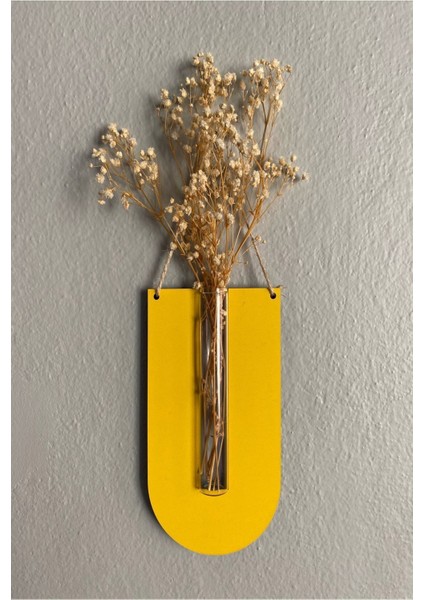 Ahşap Dekoratif Duvar Çiçekliği (Çiçek Hediyeli)