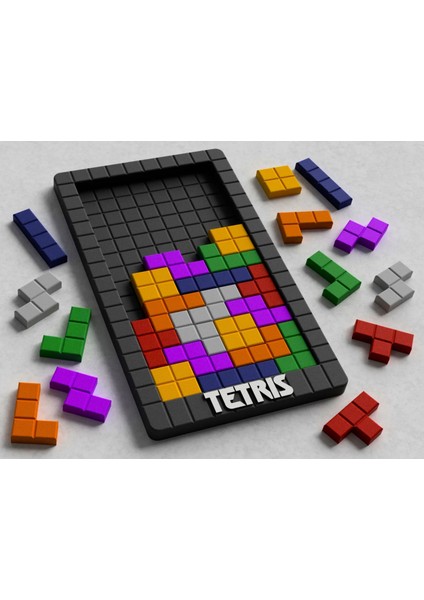 Eğitici Tetris Puzzle ; Yapboz