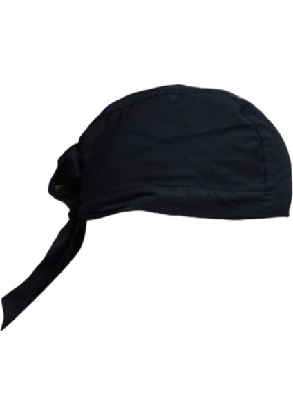 Siyah Aşçı Kep Şapka ve Bandana, şık ve kullanışlı mutfak aksesuarı