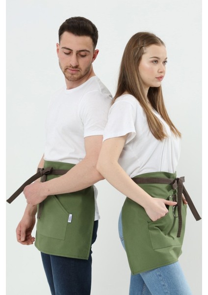 Cafe, Barista, Kuaför, Barmen, Çiçekçi, Mutfak Önlükleri, Leke Tutmaz, Unisex Yarım Önlük