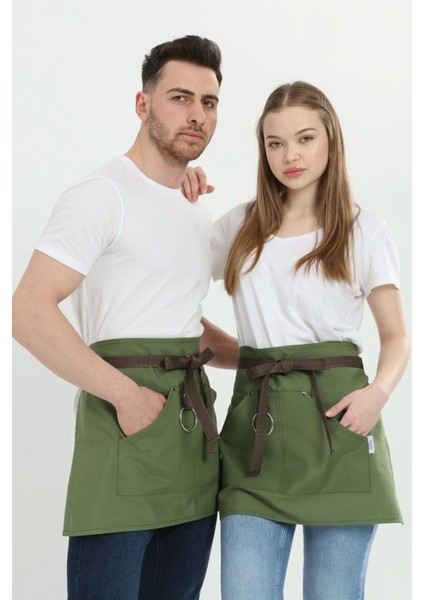 Cafe, Barista, Kuaför, Barmen, Çiçekçi, Mutfak Önlükleri, Leke Tutmaz, Unisex Yarım Önlük