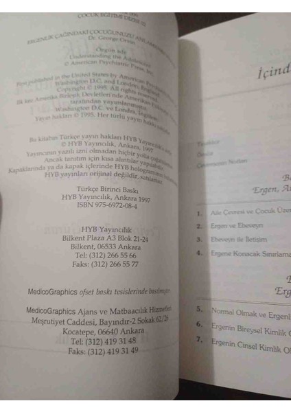 Ergenlik - Çağındaki Çocuğunuzu Anlamanın Yolları 1,baski fiyatları