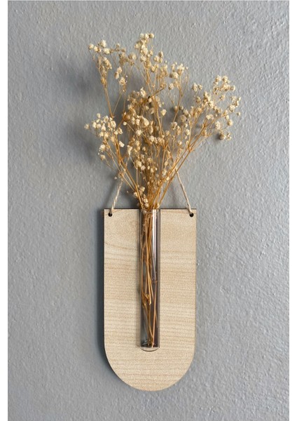 Ahşap Dekoratif 3'lü Duvar Çiçekliği modelleri