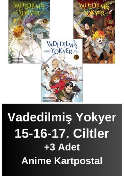 Vadedilmiş Yokyer 15-16-17. Ciltler (3 Kitap) | Anime Kartpostallar