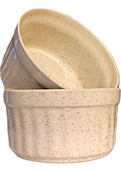 6 Adet 10 cm 300 Ml.Sufle Kabı-Muffin-Cup Cake-Sütlaç-Magnolia-Güveç-Fırın Ve Kek Kalıbı.