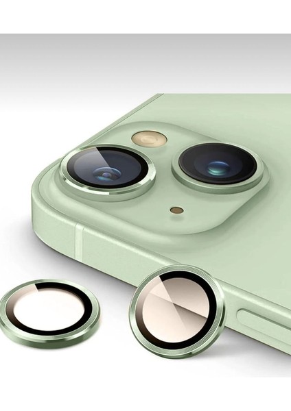 IPHONE 15 / 15 Plus Uyumlu Tempered Glass Kamera Lens Koruyucu