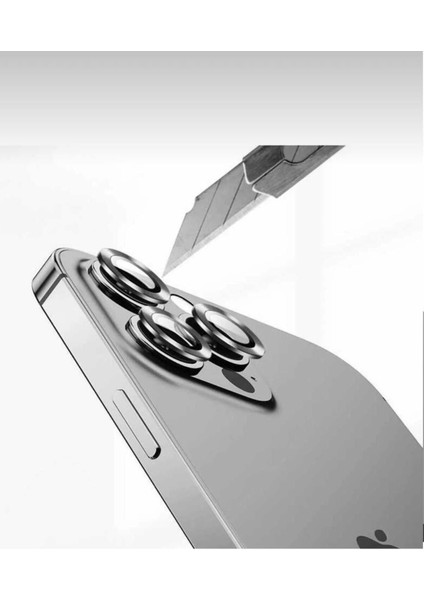 IPHONE 15 / 15 Plus Uyumlu Tempered Glass Kamera Lens Koruyucu