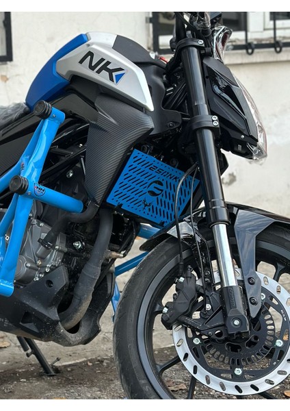 Cf Moto NK250 Özel Mavi Radyatör Koruma Demiri Radyatör Sacı