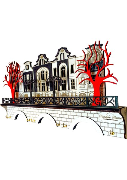 Ahşap Dekoratif Duvar Anahtarlık-Belçika modelleri