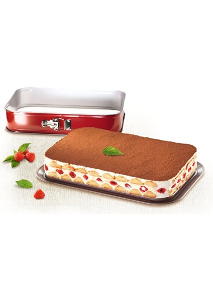 Delibake Dikdörtgen Kelepçeli Kek Kalıbı 36 X 24 cm