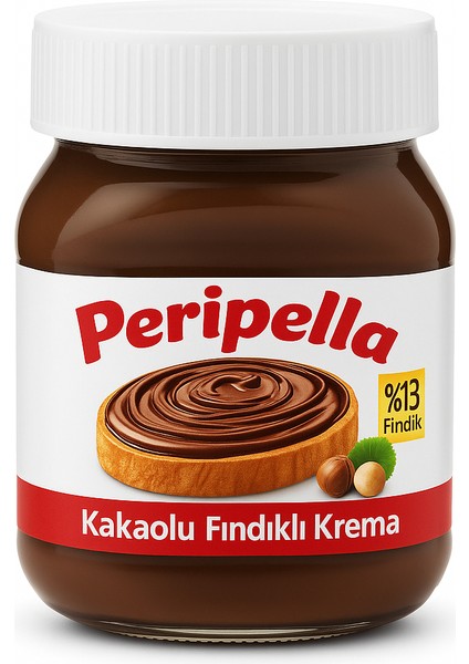Peripella Kakaolu Fındıklı Krema (%13 Fındık Içerikli) - 400 G