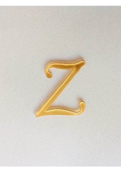 Nişan Söz Kına 30 cm Bir Adet Gold Seçenekli Baş Harf Aynalı Pleksi Z Harfi