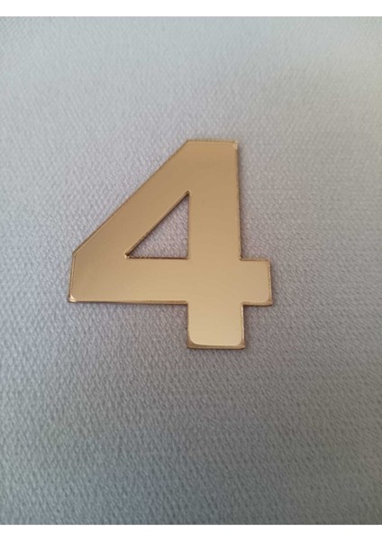 Kapı Posta Kutusu Numarası 4 Rakamı Gol Renk Aynalı Pleksi Numara fiyatları