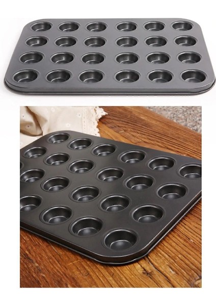 Muffin Kalıbı 24 Bölmeli Tartolet Kalıbı 24Lü Kek Kalıbı Çok Amaçlı Kalıp