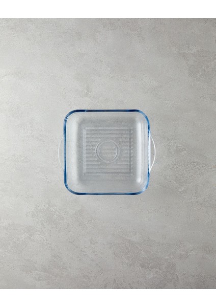 Bake&Serve Cam Kare Izgaralı Fırın Kabı 24 X 21 cm Şeffaf modelleri