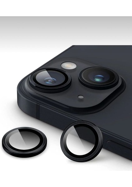 IPHONE 14 / 14 Plus Uyumlu Tempered Glass Kamera Lens Koruyucu