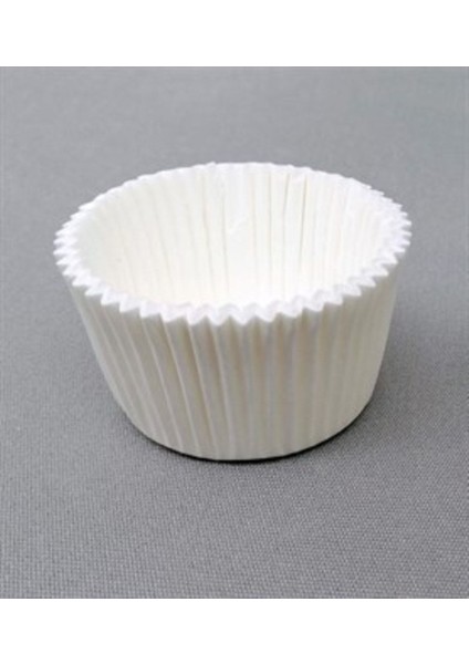 No:3 Muffin/Cupcake Beyaz Kağıt Kapsül 40X30 - 750'Lı