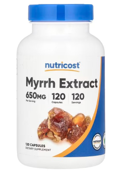 Myrrh Extract 650 mg 120 Capsules