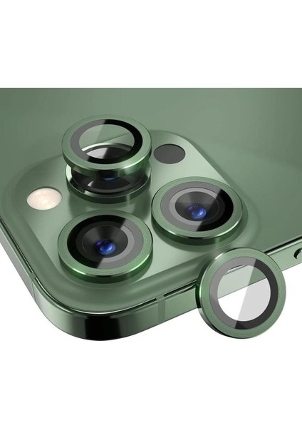 IPHONE 13 Pro / 13 Pro Max Uyumlu Tempered Glass Kamera Lens Koruyucu
