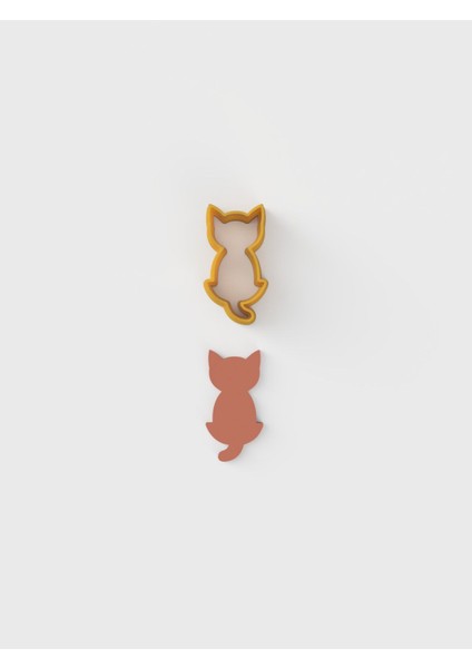 Şeklli Küpe 3 cm- Polimer Kil Kalıbı-Polimer Kil - Hamur - Küpe