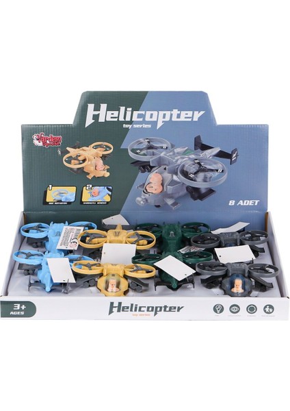 Fırsat Byr MXT-3616 Sürtmeli Askeri Helikopter - Yeni