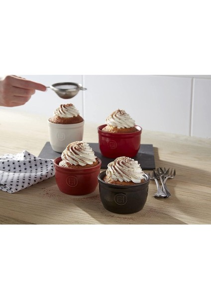 Fırın Kabı Ramekin No.9 Burgundy 2´L Setl Kırmızı/Burgundy