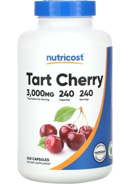 Tart Cherry Extract 3000 mg 240 Vegetarian Capsules