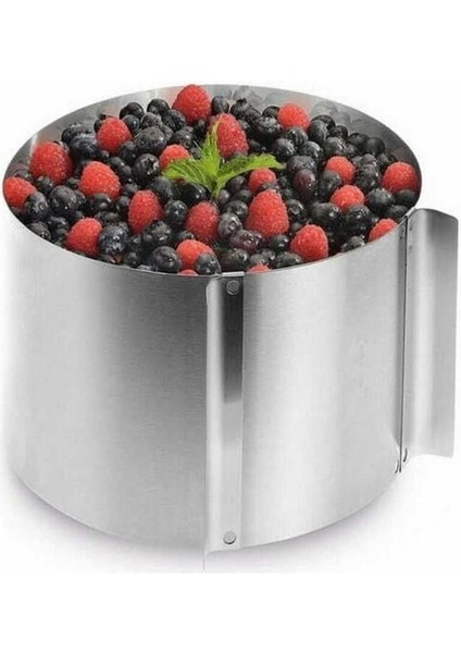 Ekstra Yüksek Paslanmaz Çelik Pasta Çemberi