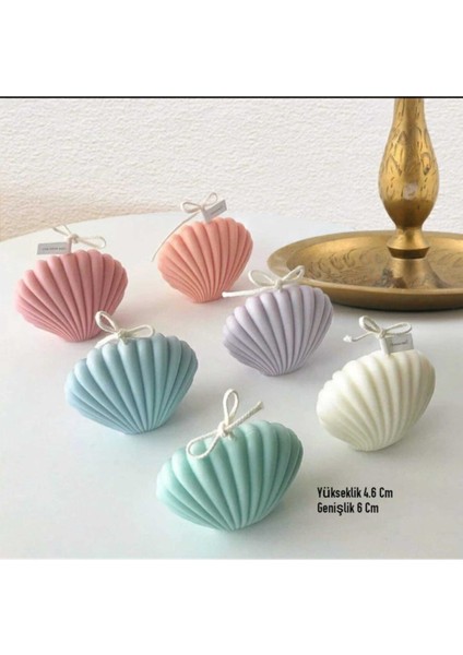 Slikon Kalıp Istiridye Figürü - Mum, Taş Tozu, Sabun Polyester Vb Dökümler Içi Uygundur