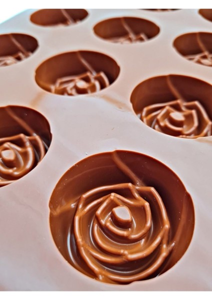 Gül Silikon Kek Kalıbı 15 Li modelleri