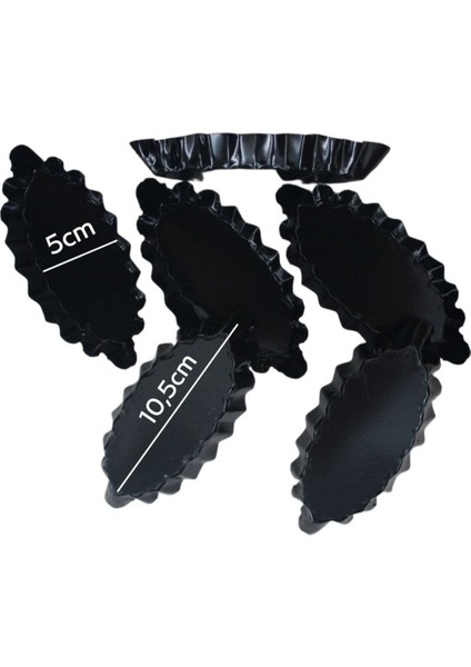 Teflon Mekik Tartolet Kalıbı 6'lı Set