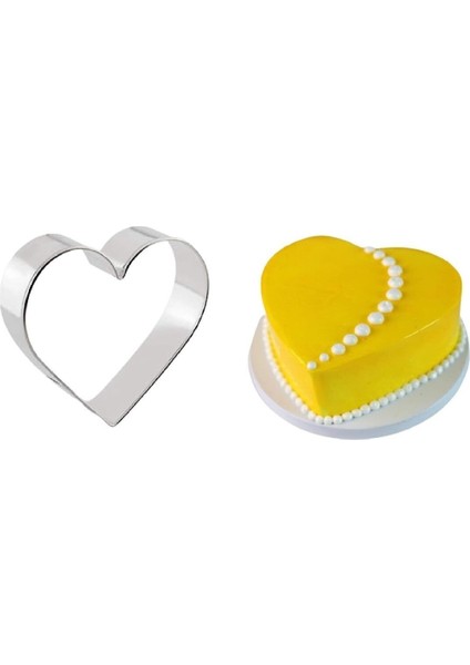 Narkalıp Kalp Çember Pasta Kek Kalıbı 4'lü Set Derinlik 8 cm fiyatları