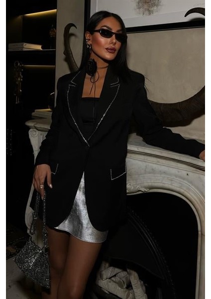 Hardy Taş Detay Blazer Ceket 6104-08