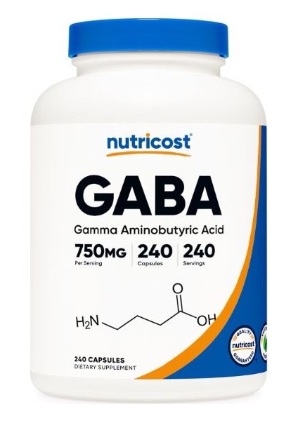 Gaba Vitamin 750 mg 240 Capsules